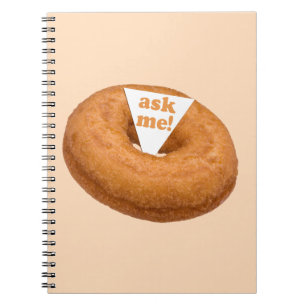 Spezielles Notebook für Donut Spaß Notizblock