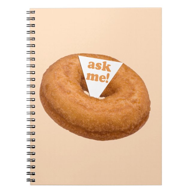 Spezielles Notebook für Donut Spaß Notizblock (Vorderseite)