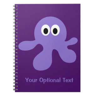 Spezielles Notebook mit Funny Octopus Notizblock