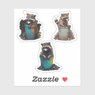 Spezielles Panda Raccoon Super Sticker Pack