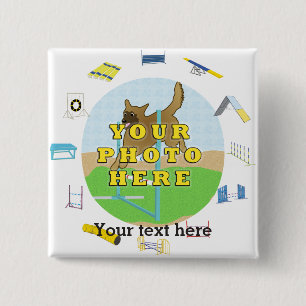 Spezielles Personal Dog Agility Button