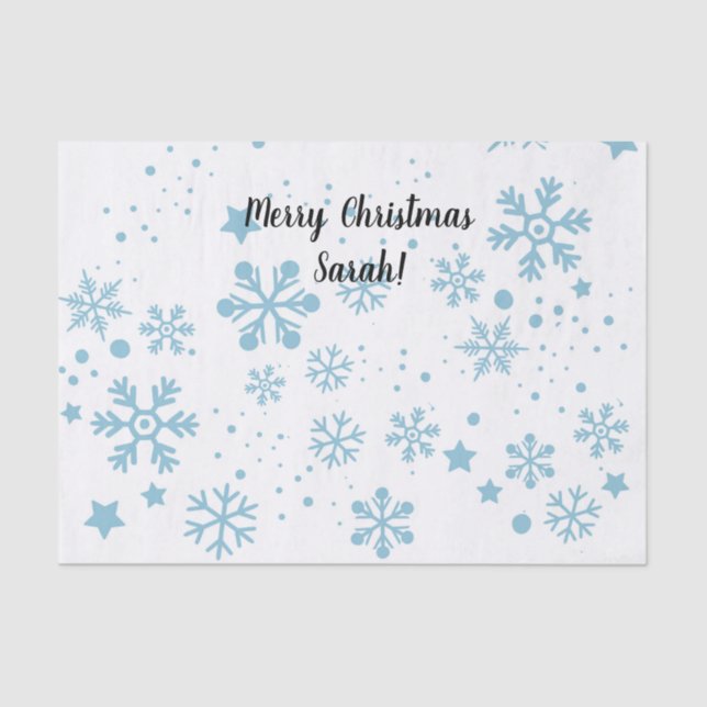 Spezielles Schneeflottpapier Seidenpapier (Vorderseite)