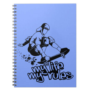 Spezielles Skateboarding-Notebook Notizblock