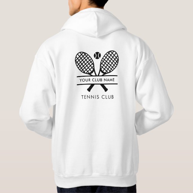 Spezielles Team für Tennisklub Hoodie (Rückseite)