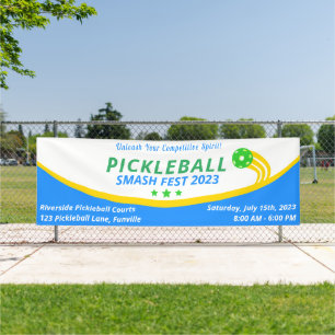 Spezielles Turnierangebot für Pickleball-Smash Banner