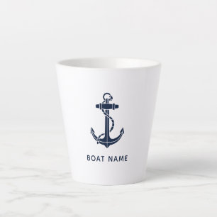 Spezifische Crew für den Anker des Bootes Milchtasse