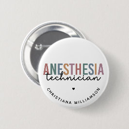 Spezifischer Anästhetiker Retro Anästhetiker Tech Button