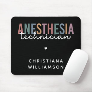 Spezifischer Anästhetiker Retro Anästhetiker Tech Mousepad
