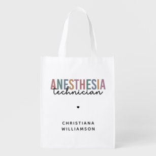 Spezifischer Anästhetiker Retro Anästhetiker Tech Wiederverwendbare Einkaufstasche