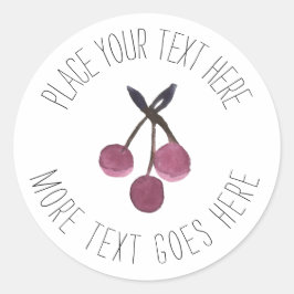 Spezifischer Aufkleber oder Etikett für Wasserfarb