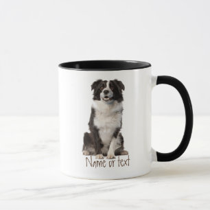 Spezifischer Hund an der Wasserfarbengrenze Tasse