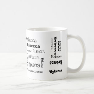 Spezifischer Namensrebecca Tasse