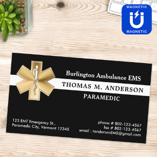 Spezifischer paramedizinischer EMS EMT Ambulance E Magnetische Visitenkarte