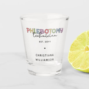 Spezifischer Phlebotomie-Techniker PBT Phlebotomie Schnapsglas
