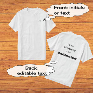 Spezifisches Angebot für Sportarten mit eigenen In T-Shirt