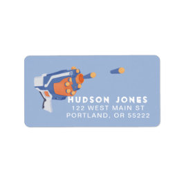 Spezifisches Design von Schaumkanone Adressaufkleber