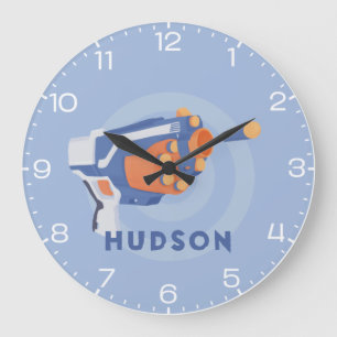 Spezifisches Design von Schaumkanone Große Wanduhr