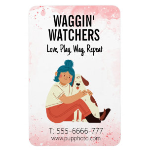 Spezifisches Dog-Sitting Magnet