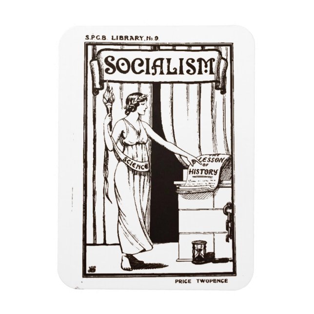 SPGB Library No 9 Socialism (1920) pamphlet cover Magnet (Vertikal)
