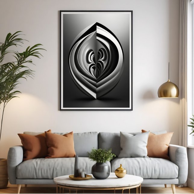 Sphäre der Kontraste Leinwanddruck (Von Creator hochgeladen)