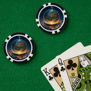 Sphäre des Lebens – Der goldene Weltenbaum. Pokerchips