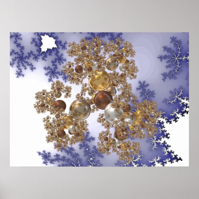 Spheres Fraktal Poster (Vorne)