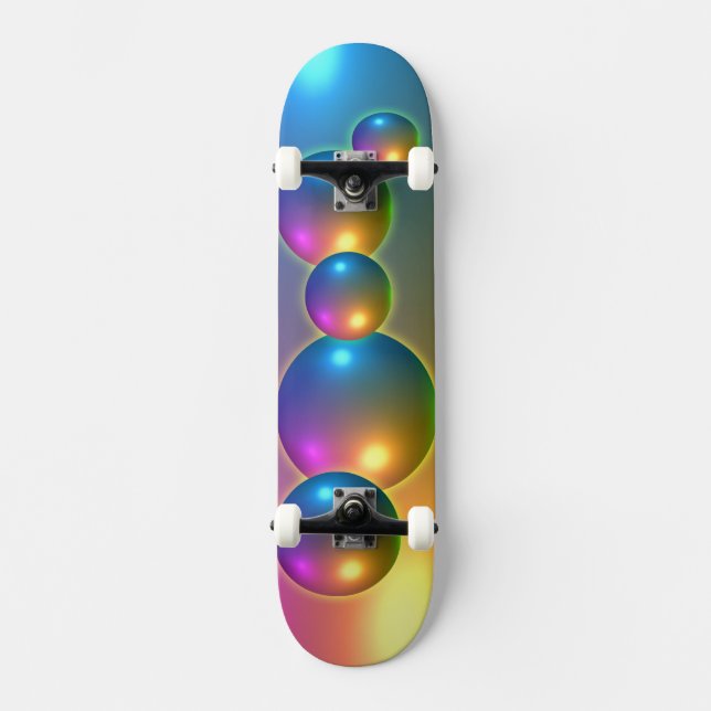 Spheres Shiny Skateboard (Vorderseite)