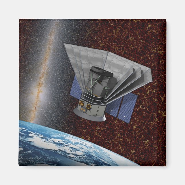 SPHEREx Galaxy Hunter Spacecraft Magnet (Vorne)