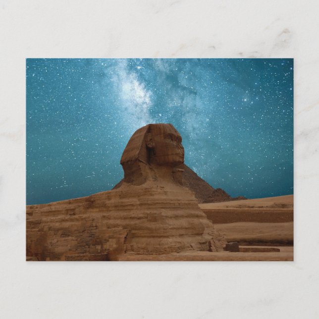 Sphinx: Ägypten Postkarte (Vorderseite)