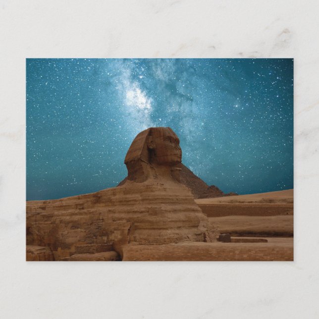 Sphinx: Ägypten Postkarte (Vorderseite)