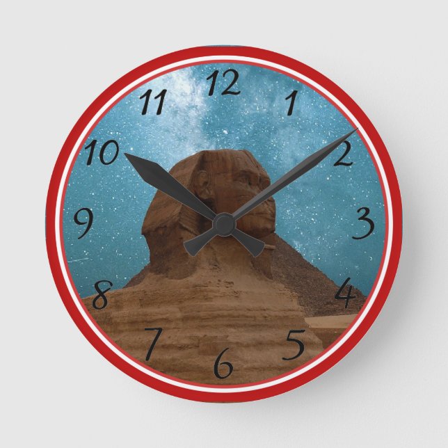 Sphinx: Ägyptische Uhr (Vorderseite)
