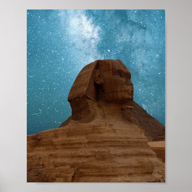 Sphinx: Ägyptisches Poster (Vorne)