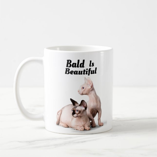 Sphinx Cat- Bald ist schön Kaffeetasse (Links)