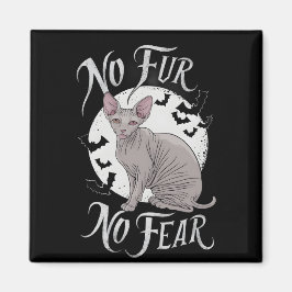 Sphinx Cat Beauty zu Halloween Magnet
