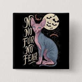 Sphinx Cat Horror Stories Button