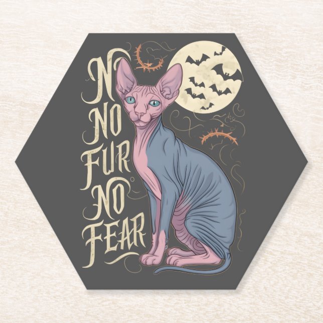 Sphinx Cat Horror Stories Untersetzer (Vorderseite)