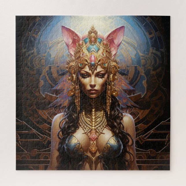Sphinx-Frau Puzzle (Vertikal)