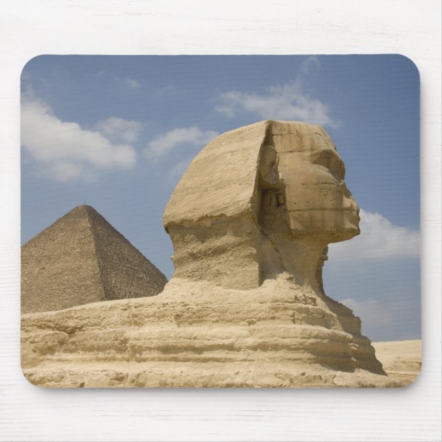 Sphinx, Gizeh, Al Jizah, Ägypten Mousepad (Vorne)
