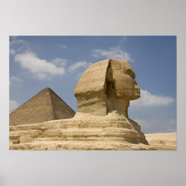 Sphinx, Gizeh, Al Jizah, Ägypten Poster (Vorne)