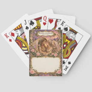 Sphinx-Hochzeitsgästebuch-Unterschriftendeck Spielkarten