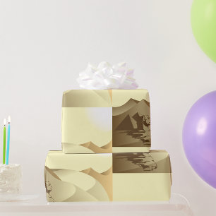 Sphinx in der Wüste Geschenkpapier