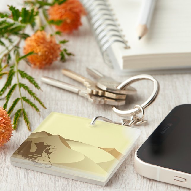 Sphinx in der Wüste Schlüsselanhänger (Von Creator hochgeladen)