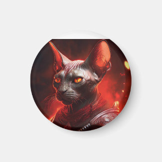 Sphinx-Katze Krieger Aus Einer Anderen Galaxie Magnet