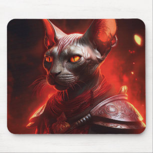 Sphinx-Katze Krieger Aus Einer Anderen Galaxie Mousepad