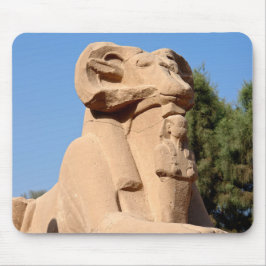 Sphinx mit Rammkopf im Tempel von Karnak - Ägypten Mousepad
