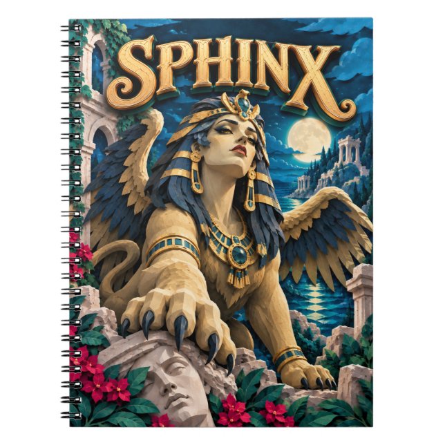 Sphinx, Paper Cut Monster Notizblock (Vorderseite)