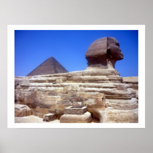Sphinx-Pyramide Poster