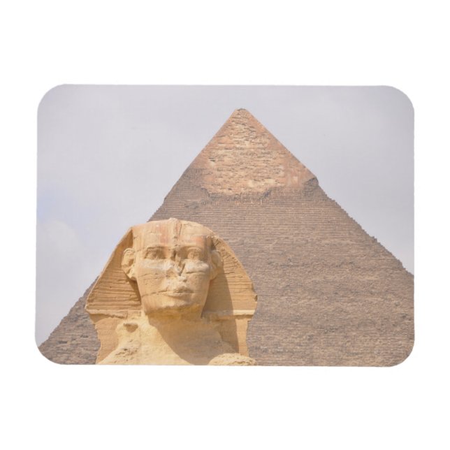 Sphinx Pyramids Antient Ägypten Khufu Pharoah Magnet (Horizontal)