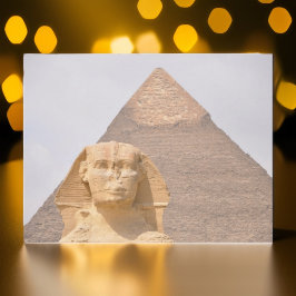 Sphinx Pyramids Antient Ägypten Khufu Pharoah Postkarte