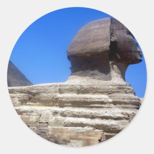 Sphinx Runder Aufkleber